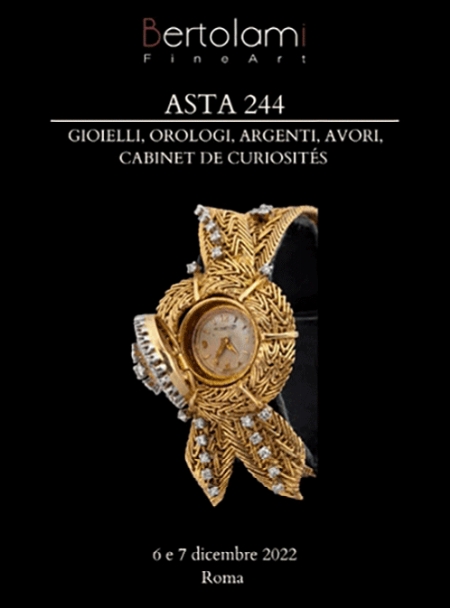 Gioielli, argenti, orologi, avori e cabinet de curiosités